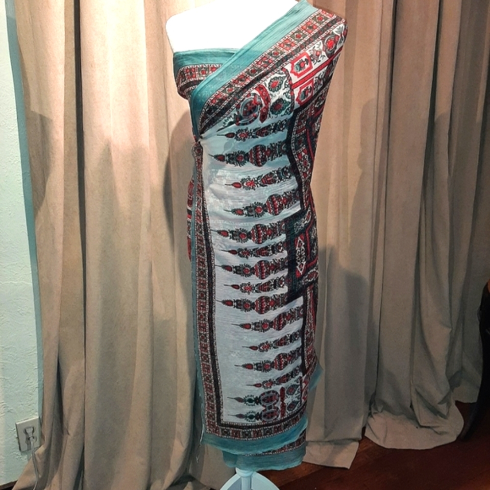 Vintage rectangle scarf (large)
